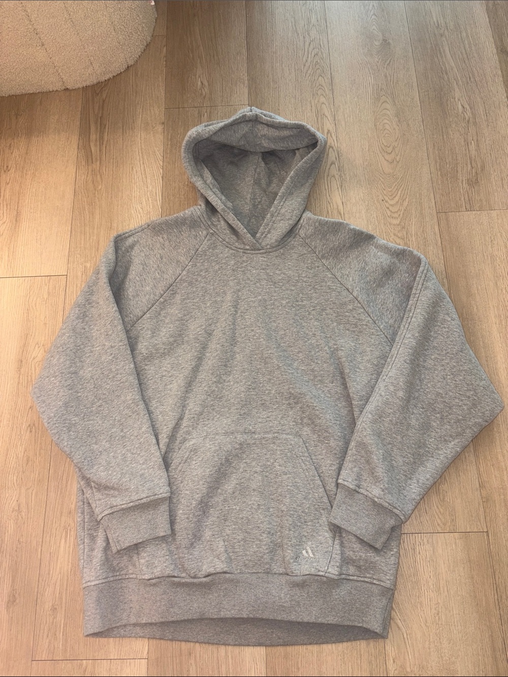 adidas Gray Hoodie Pullover Sweatshirt